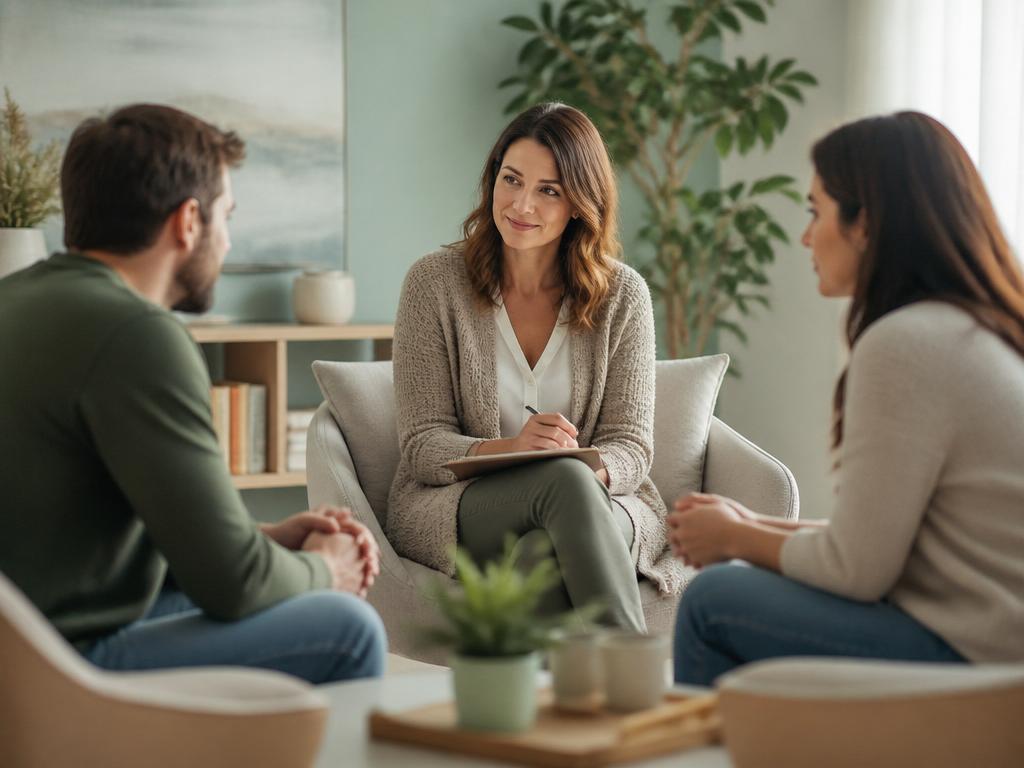 Couples counselling at Klemke Coaching – two partners reconnecting in a calm setting